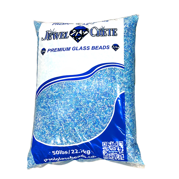 50lb Bag of Jewel Crete Pool Glass Beads