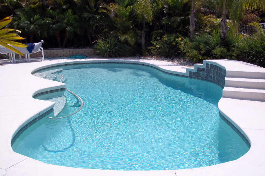 New Swimming pool with Jewel Crete